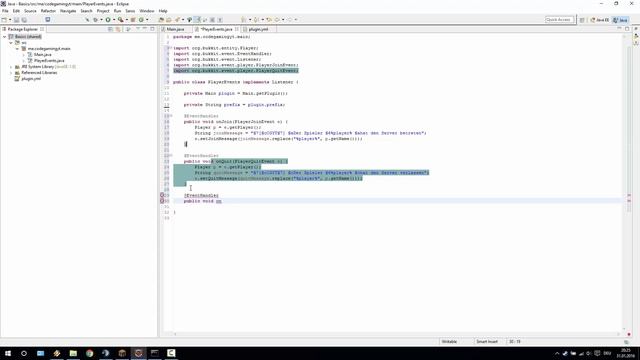 Spigot Coding | Erste Events | #003 смотреть онлайн