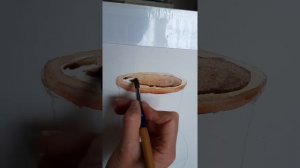 натюрморт с крынкой акварелью, часть 1