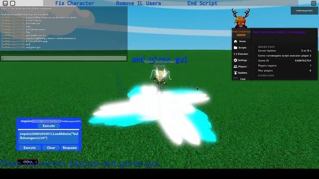 roblox ss script yeah universal admin смотреть онлайн