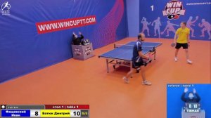 Фащевский Иван 3-2 Батюк Дмитрий Турнир Восток 4  WINCUP  23.12.21 Прямая трансляция Зал 1