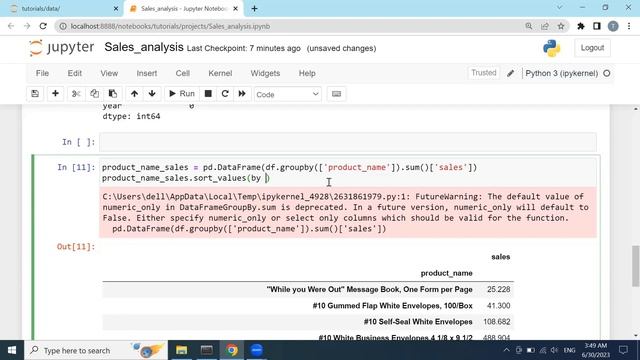 SALES ANALYSIS PORTFOLIO PROJECT - PART 1/3 | Data Analysis With Python (Pandas )