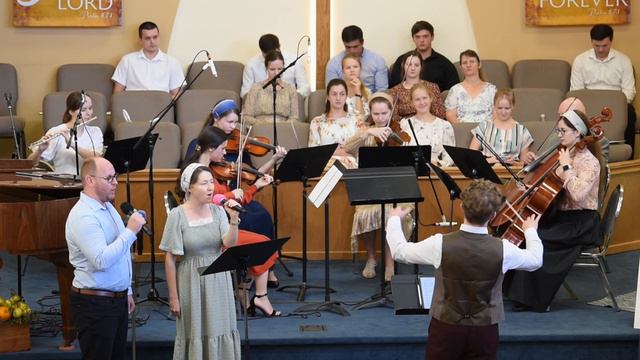 Создатель неба, Творец земли - Пение с участием оркестра смотреть онлайн