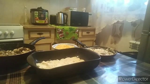 Жульен с грибами и курицей. Как приготовить. Вкусно.
