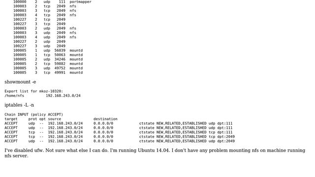 connection refused while trying to mount nfs смотреть онлайн