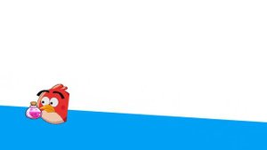 Rovio Entertaiment logo (Blue Sky Studios version) with red from angry birds