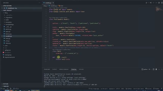 Django Blog Полный курс для начинающих 2023 #reactjs #проект #django #js #python