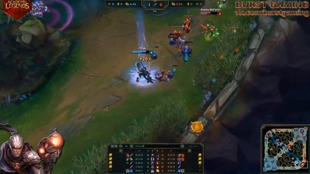 Люциан. Гайд (Адк) - Лига Легенд от BURST GAMING смотреть онлайн