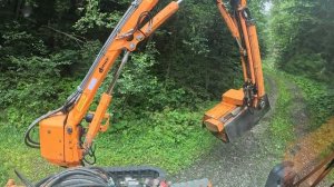 Строительство, очистка горной дороги