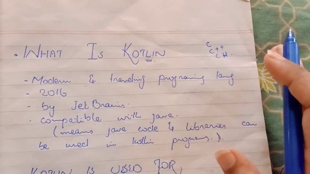 What is kotlin ! Why Kotlin programming language is used