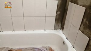 Плиточные работы. Укладка кафеля на борт ванны. Обзор этапов. DIY & DACHA Серия 221
