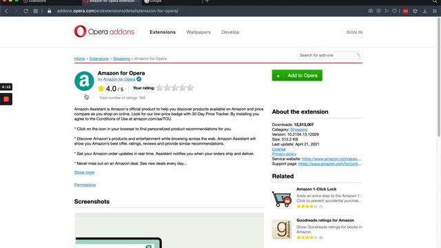 Remove Amazon from Opera (Remove Remove Amazon Assistant Extension from Opera)