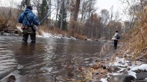 Рыбалка на хариуса поздней осенью