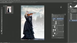 Winter Melody | Photoshop Manipulation Photo Effects Tutorial