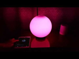 Лампа - шар. Big ball lamp.