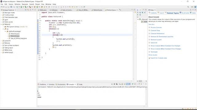 PATTERNS PROBLEM IN JAVA | JAVA PROGRAMMING | TARGET 5+ HOURS | смотреть онлайн