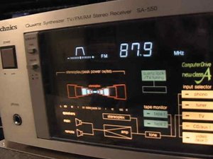 SA 550 Technics  Stereo Receiver Ad 1984 год производства  Vintage   -ЯПОНИЯ.