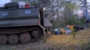 Вездеход ГАЗ 34039!Приехали на реку Малая Ботуобуя