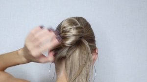 КАК СДЕЛАТЬ ОБЪЕМНЫЙ НИЗКИЙ ПУЧОК БЕЗ ВАЛИКА? | ELEGANT UPDO HAIRSTYLE TUTORIAL FOR LONG/MEDIUM HAI