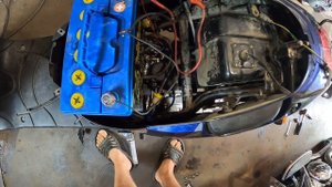 Собираю скутер. Первый запуск мотора 139QMB