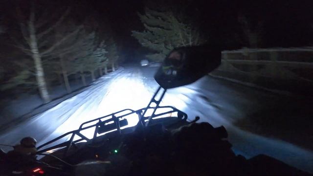 Зимние покатушки на квадроцикле\ застрял в полях смотреть онлайн