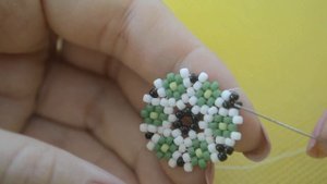 Двусторонний кулон из бисера Мастер класс по бисероплетению
