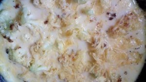 Омлет с цветной капустой