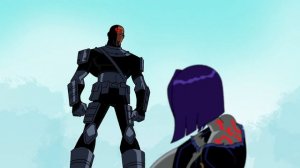 Slade Delivers Message to Raven - Teen Titans "Birthmark"