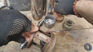 Медь, латунь из глубинного скважинного насоса.