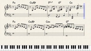 Oscar Peterson - Jazz Exercises for Piano - Exercise 1