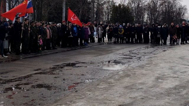 Митинг ко дню освобождения Льгова 4к