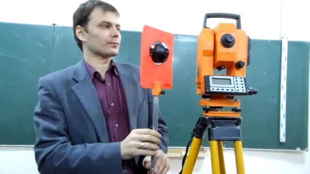 Работа с тахеометром 3Та5 (рейка) 11.12.14 смотреть онлайн