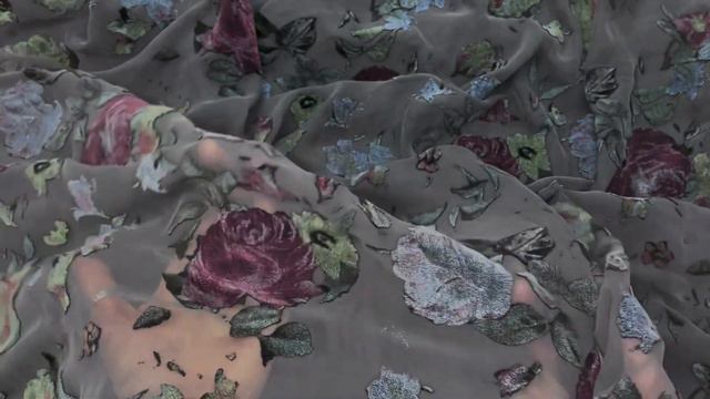 мг0111 Бархат на шифоне (90%шелк 10%п/амид). Италия. смотреть онлайн