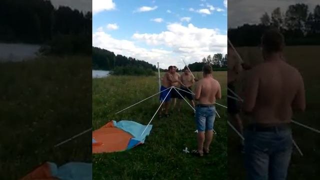 Как правильно собрать шатёр