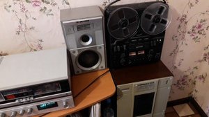 Магнитофон Нота 203-1 стерео после ревизии в действии