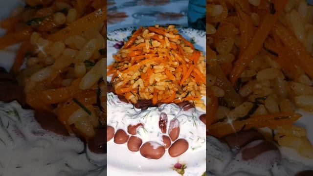 ПОСТНО И ВКУСНО. РИС С ОВОЩАМИ И КРАСНОЙ ФАСОЛЬЮ ПОД БЕЛЫМ СОУСОМ