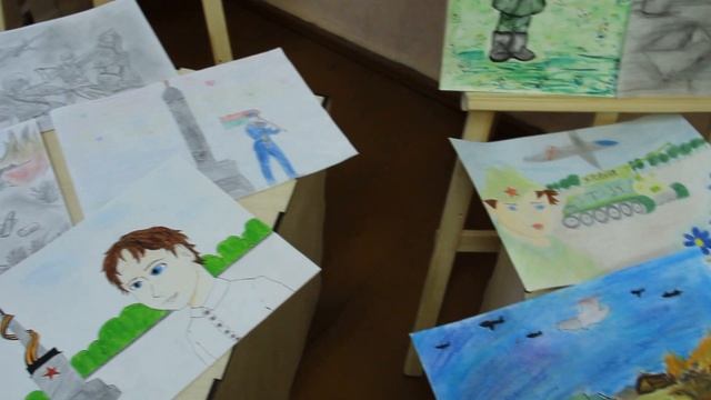 Выставка по итогам конкурса детского рисунка "Нам мир завещено беречь" смотреть онлайн