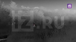 работа РСЗО Град ночью