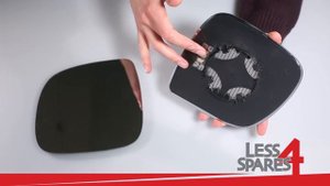 Replacement Wing Door Mirror Glass for VW Amarok 2009 2015