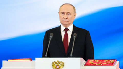 Буквально по секундам: как прошла церемония инаугурации Владимира Путина