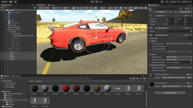 Контроллер автомобиля | Unity 3d смотреть онлайн