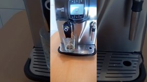 Работа моей кофемашины Saeco Incanto Sirius s-class