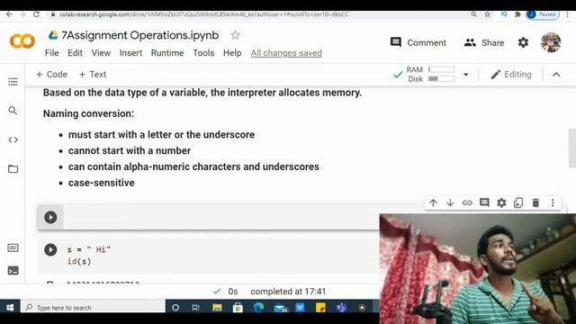 Variables declaration in python | Different ways to name a variable | python variable declaration