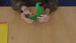 Птица счастья из бумаги