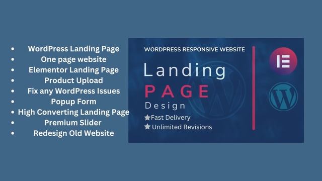 Web and WordPress feature details | Landing Page | E-commerce | Redesign website | PHP | MySQL