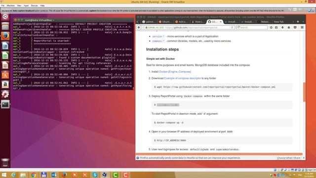 Part 2: Report Portal Installation Guide (Windows, VM, Ubuntu)
