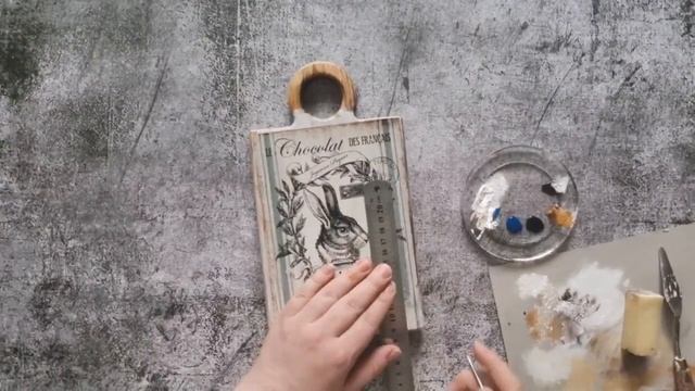 Декорируем доску в винтажном стиле. смотреть онлайн