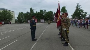 15 июля было вручено боевое знамя батальону связи нового образца!