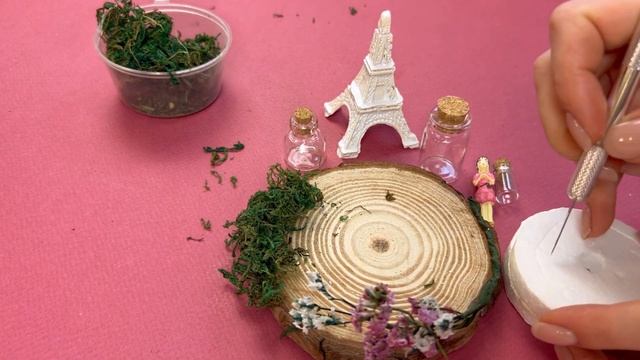 Мастер-класс. Миниатюра на спиле дерева своими руками