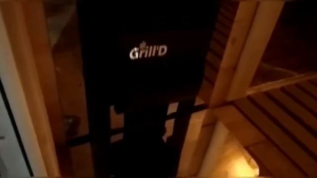 Кедровая баня-бочка овал 4*2.5 с печью GrillD Dubravo смотреть онлайн