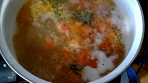 Сырный суп с пшеничной крупой,на курином бульоне!EDILKA. Домашняя кухня - рецепты на каждый день.